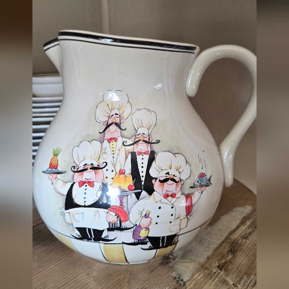 Chef Design Ceramic Pitcher Prion owned the excellent condition